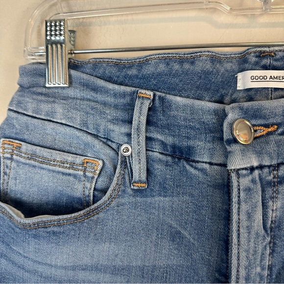 Good American | Medium Wash Good Straight Jeans Size 4 Women's - Picture 3 of 5